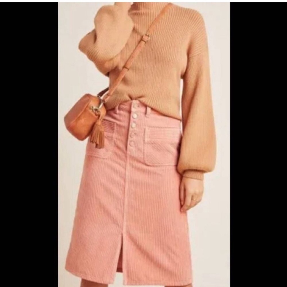 Pilcro Anthropologie Corduroy Skirt​